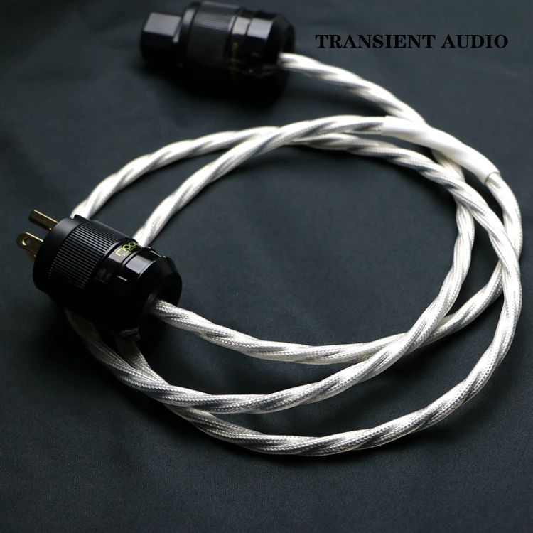 Single Crystal Copper Silver Plated Professional Noise Reduction American Standard Fever Grade Audio Power Connection Cable