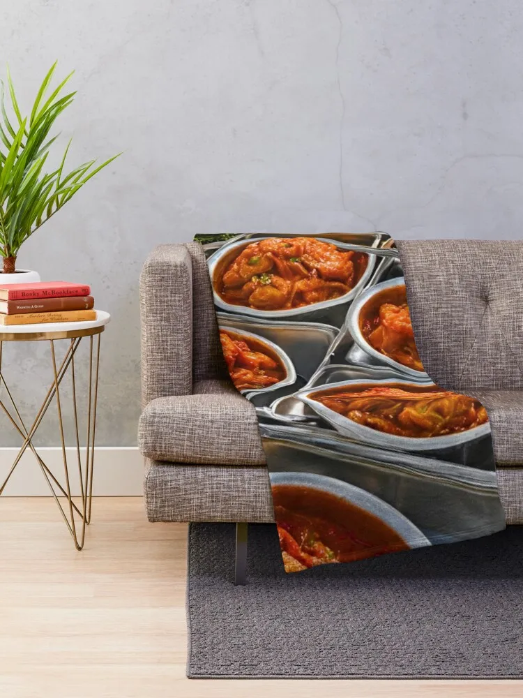 KIMCHI SEOUL KOREAN ASIAN FOOD Throw Blanket Winter beds Summer Flannel Blankets