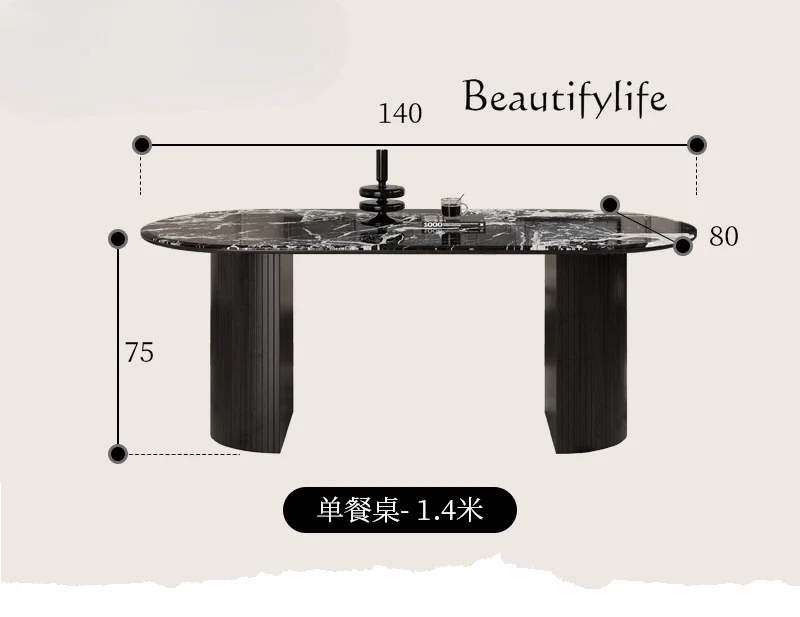 

Французский Ретро мраморный обеденный стол домашний дизайн Роскошный каменный Овальный Обеденный стол из массива дерева