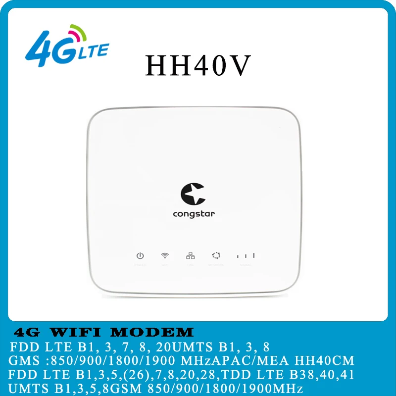 

Unlocked 4G LTE hotspot router with antenna wifi A Home Gateway Router 150Mbps high speed for Alcatel LINKHUB HH40 CPE