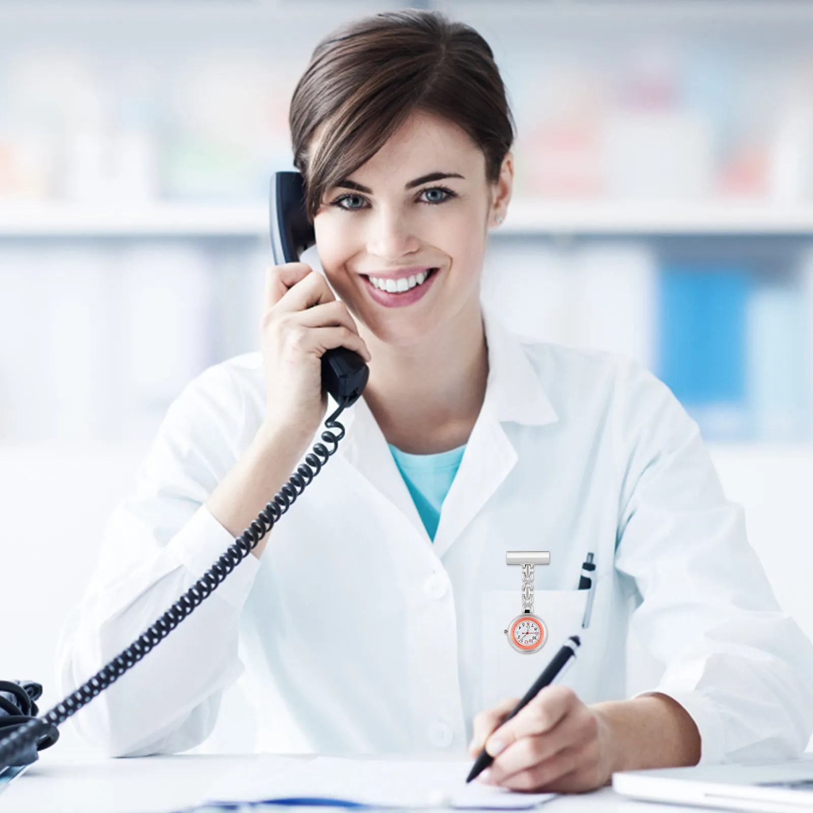 

Набор из 2 часов-карабинов с функцией компаса, наручные часы с клипсой для активного отдыха, путешествий, медсестринского дела, альпинизма