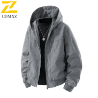 Men's Jacket2025 New Autumn Vintage Lightweight Outer Hooded Outdoor Outerwear Hiking Windproof Climbing Camping Jackets
