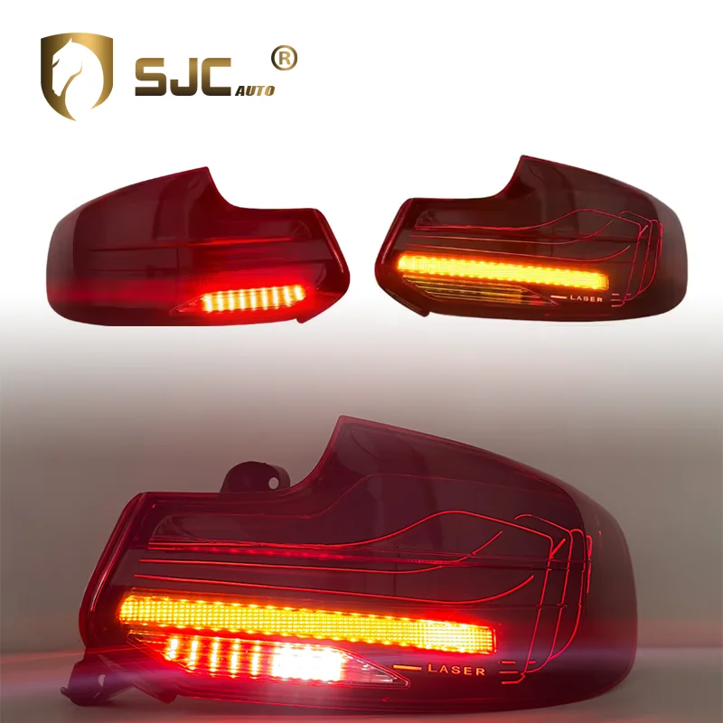 

Автомобиль для BMW 2 серии F22 F87 CSL задние фонари в сборе ходовые огни динамические светодиодные поворотные задние фонари 2014-2021