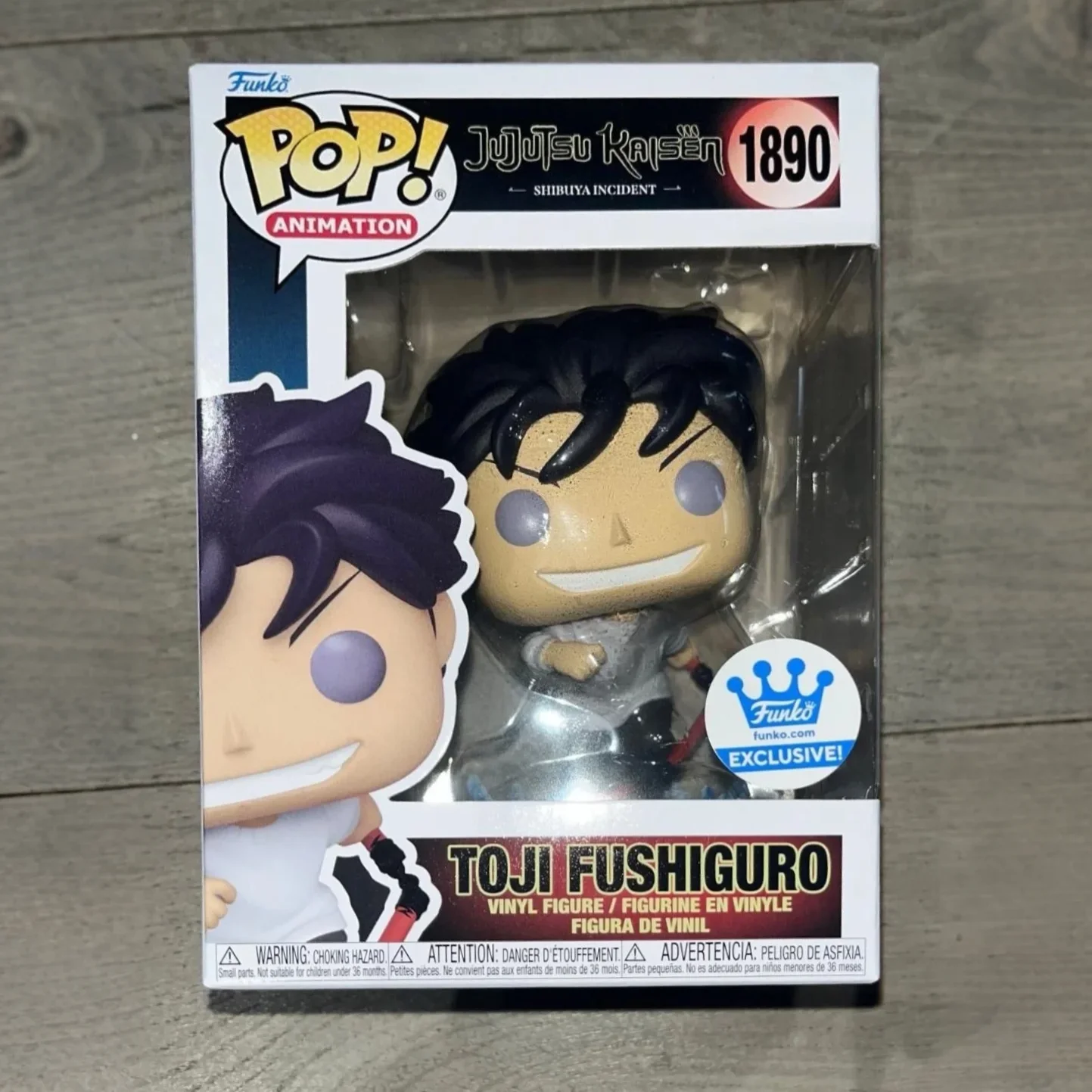 

Toji Fushiguro (Possessed) 1890 FUNKO POP Фигурки Дзюдзюцу Кайсен 4,35 дюйма Фигурка Коллекционная ограниченная серия Модель игрушки в подарок