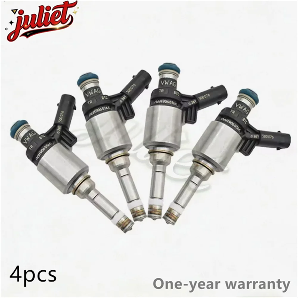 

Original NEW 06J906036R 0261500076 06J906036G Fuel Injector for Audi A6 A8 Q3 Q5 VW Tiguan Golf GTI VI 6 2.0L TSI 09-13