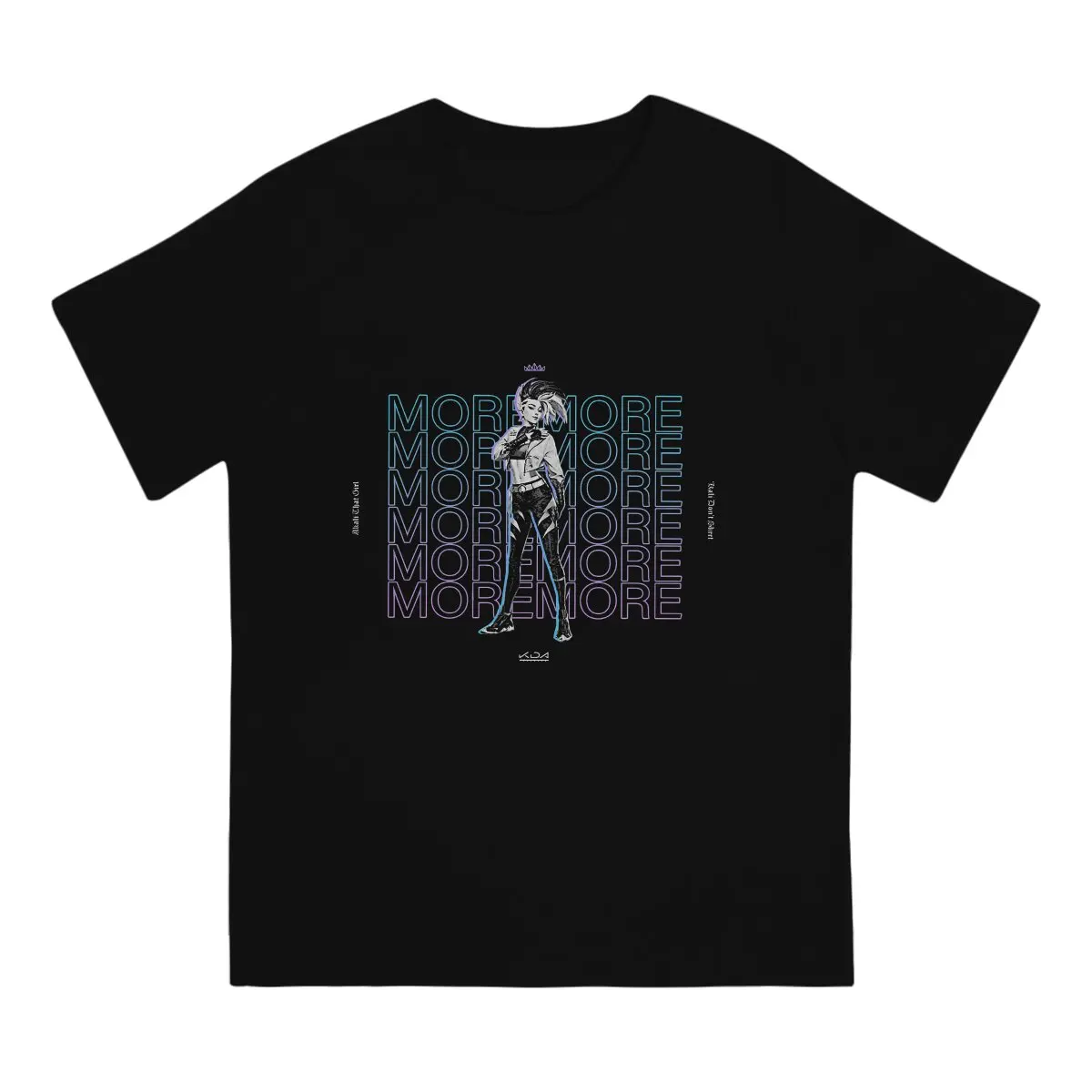 KDA All Out More Akali  Man's TShirt League Of Legends LOL Esport MOBA Summoner's Rift O Neck Short Sleeve T Shirt High Quality