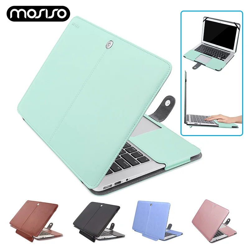 Laptop PU Leather Case for MacBook Pro Air 11 13.3 15 inch A1466 A1369 A1502 A1990 A1707 A1370 A1465  Mac Laptop Cover Case