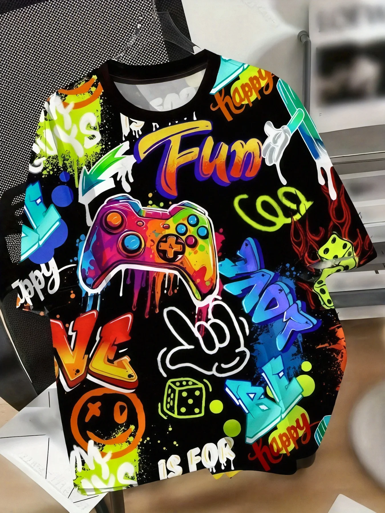 Street Fashion Dress Up Game - Camiseta de manga corta para hombre,