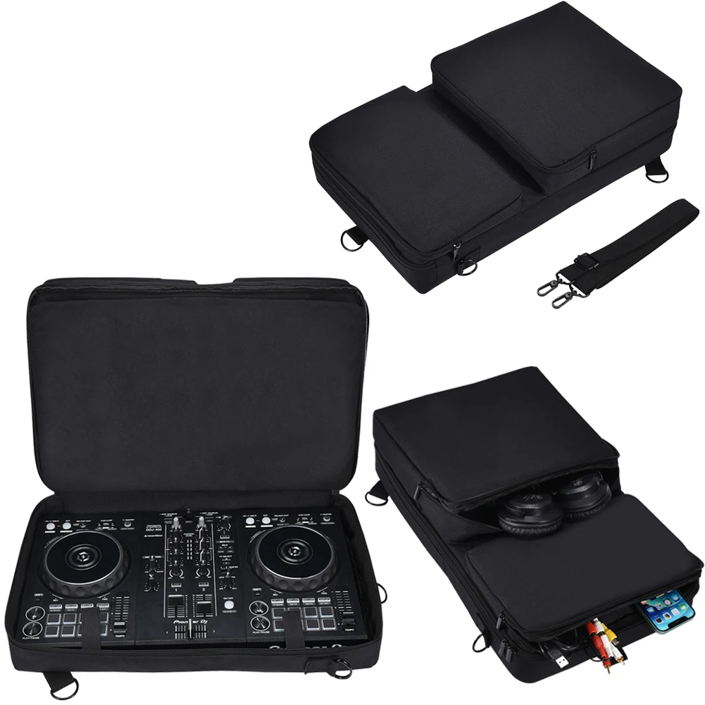 Custodia per il trasporto borsa da viaggio Audio DJ Console Mixer custodia protettiva per Pioneer DDJ-400 DDJ-FLX4 // Roland DJ-202/Hercules Inpulse