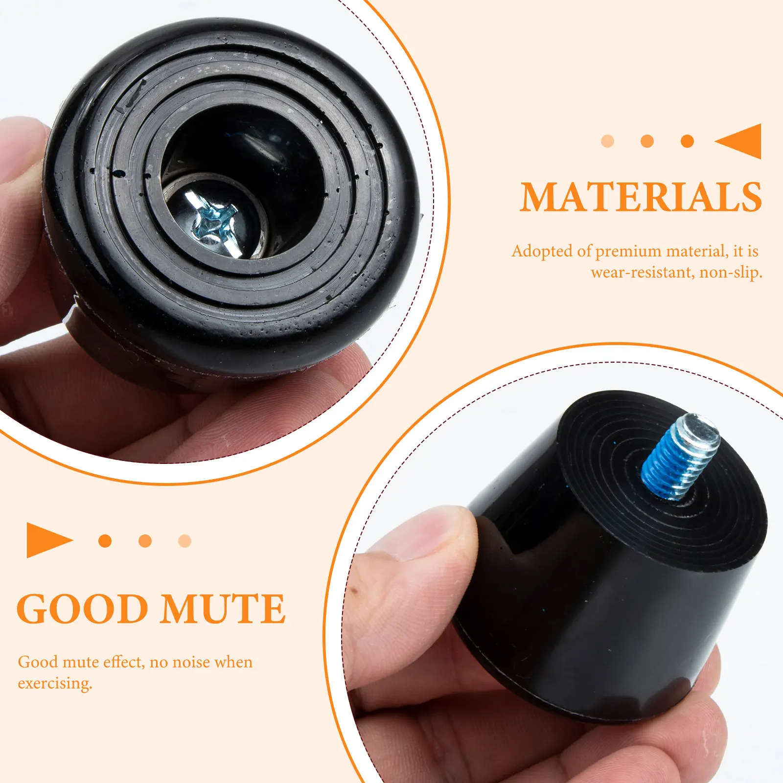 

1Set Roller Skates Brake Stoppers High-Grade Rubber Wear-Resistant Toe Stops Adjustable Height Quick Release Professional Skate