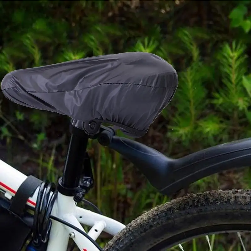 1Pc Bike Seat Cover Bicycle Saddle Cover Protective Waterproof Cloth Cushion Protector Outdoor Biking Guard Seat Cushion