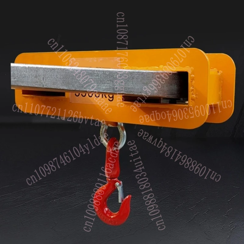

2T Forklift Lifting Hoist Swivel Hook Mobile Crane 0.5T 1T 2 Ton capacity lift Mobile Crane Attachments Heavy Duty Tool