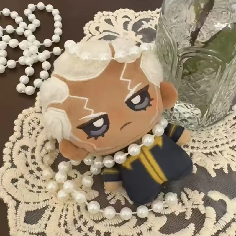10cm Anime Role Enrico Pucci Kawaii Cosplay Dango Bawełniana Lalka NuNu Body Brelok Kreskówka Mini Miękka Pluszowa Zabawka Figurki Prezent dla Fanów