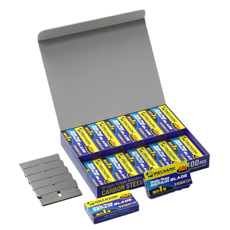 기계식 블레이드 FR1 LCD 스크린, 고무 블레이드 제거, 휴대폰 도구, OCA 접착제 마찰 스크레이퍼 나이프 블레이드