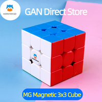 Monster Go MG3  Magnetic Speed cube Stickerless GAN 3x3 speed cube 3x3x3 Professional Magic Cube Toys for Children