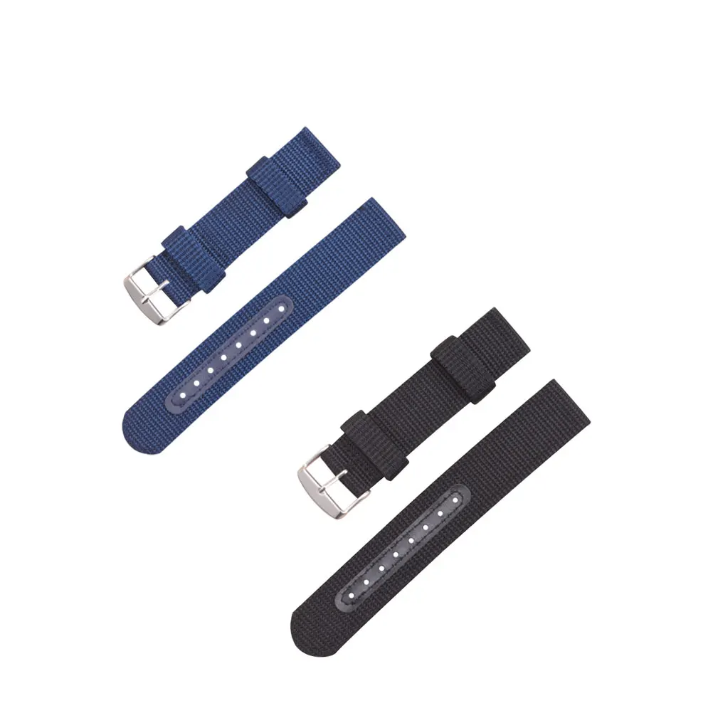 

2PCS Nylon Watch Replacement Strap Strap Durable Soft Lightweight Replacement Band Wristwatch Accessories For Men Watches