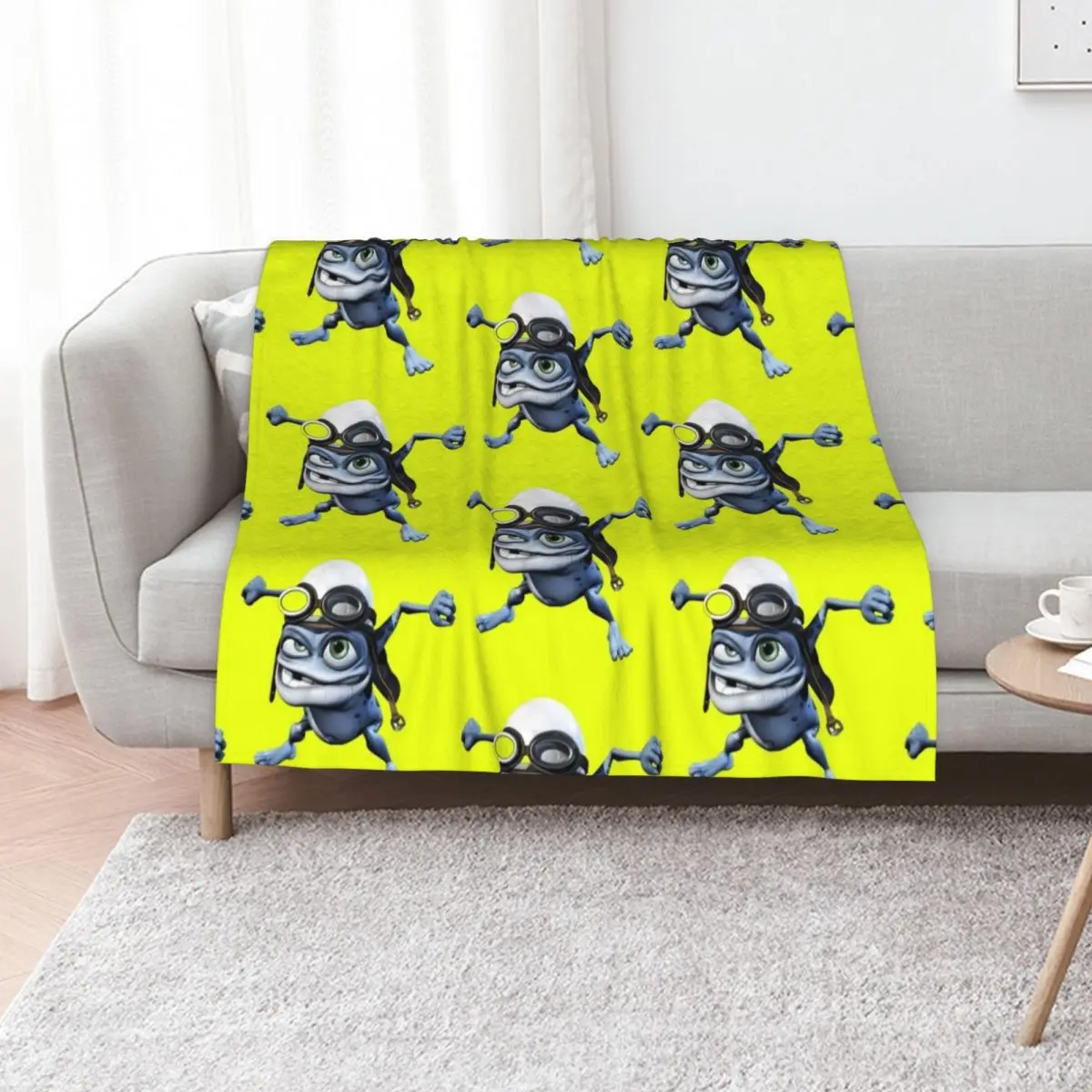 crazy frog Throw Blanket Luxury valentine gift ideas Nap Bed linens for winter Tourist Blankets