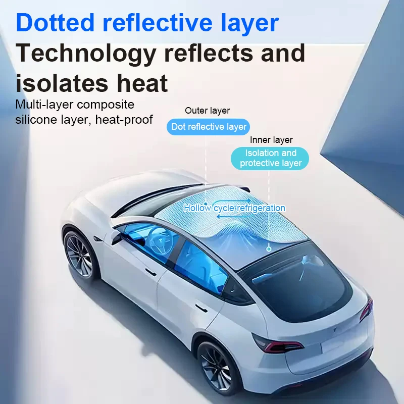 Roof Car Split Sunshade For Ford Mondeo Taurus Accessories MK5 2022 2023 2024 2025 Sun Visor Cover Sunroof Tools Electrostatic