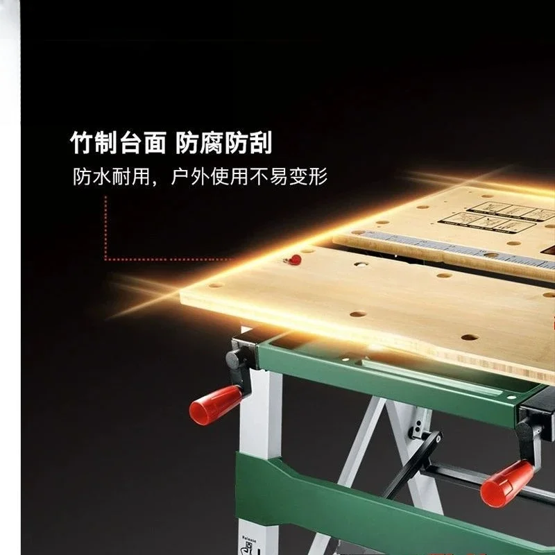 Woodworking workbench Small lifting folding table