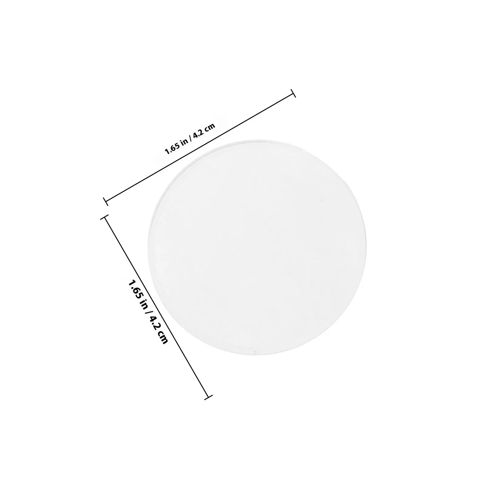 10Pcs Double Convex Lens Optical Glass Magnifying Lens for Physics Teaching Light Refraction Reading Inspection Magnifier
