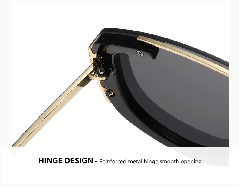 Neue Stil Metall Großen Rahmen Einteilige Farbe Sonnenbrille Personalisierte Moderne Mode Straße Fotografie Sonnenbrille Für Frauen 3092 – Detail 9