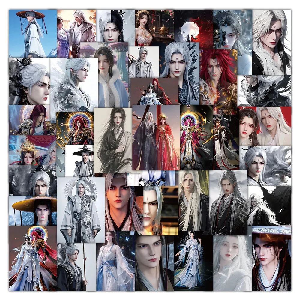 10/30/60Pcs Anime Renegade Immortal‌ Wallpaper Character Decorative Stickers DIY Guitar Phone Skateboard Waterproof Stickers