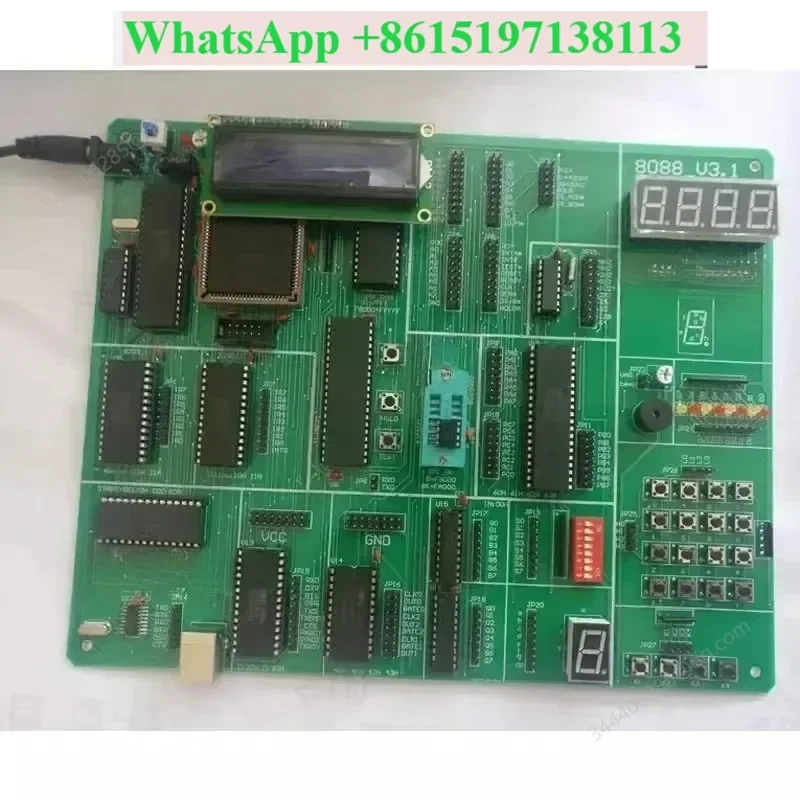 8088 Microcomputer Principle Brassboard Simplified External Serial Port Download Program 8086 Pocket Development Board