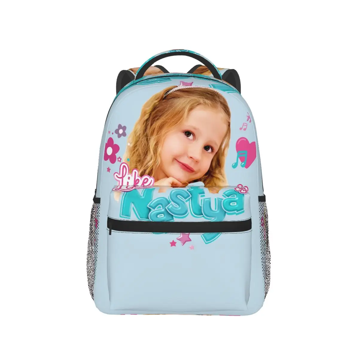 

Nastya Shows Backpack Hot Sale Daypack Large Capacity Boys Girls BookBag School Bag Shoulder Bags for Men Women
