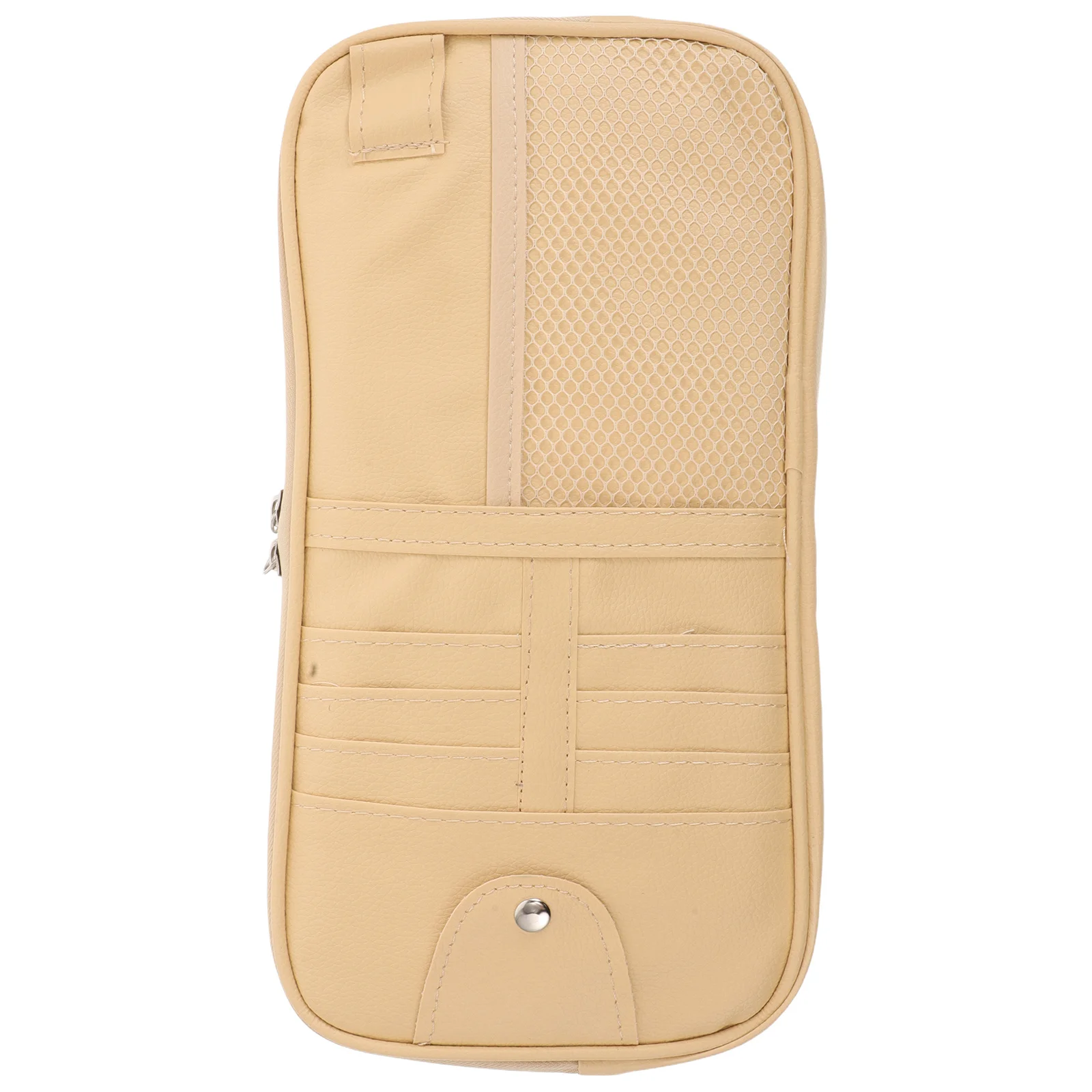 

Car Visor Organizer Black Sunglasses Holder Cards Documents Clip Registration Insurance Pocket Multifunctional PU Durable Easy