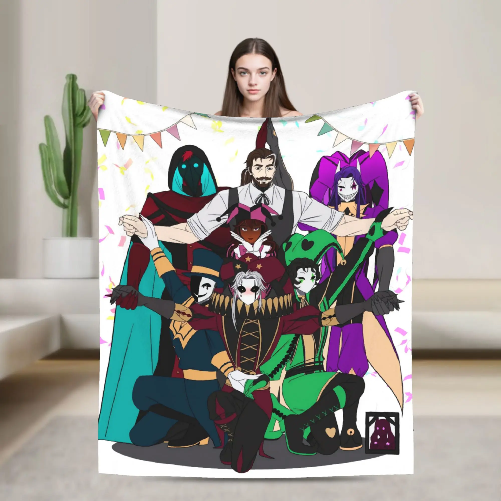 The Freak Circus Warm Soft Blankets  Travel Plush Bedding Throws Novelty Home Decor Flannel Bedspread Sofa Bed Cover