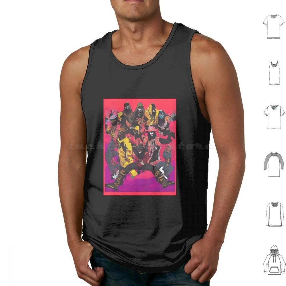 Inspired Art Tank Tops Vest Sleeveless Method Man Redman Ghostface Killa Inspecta Deck Hiphop Rap Underground Hiphop