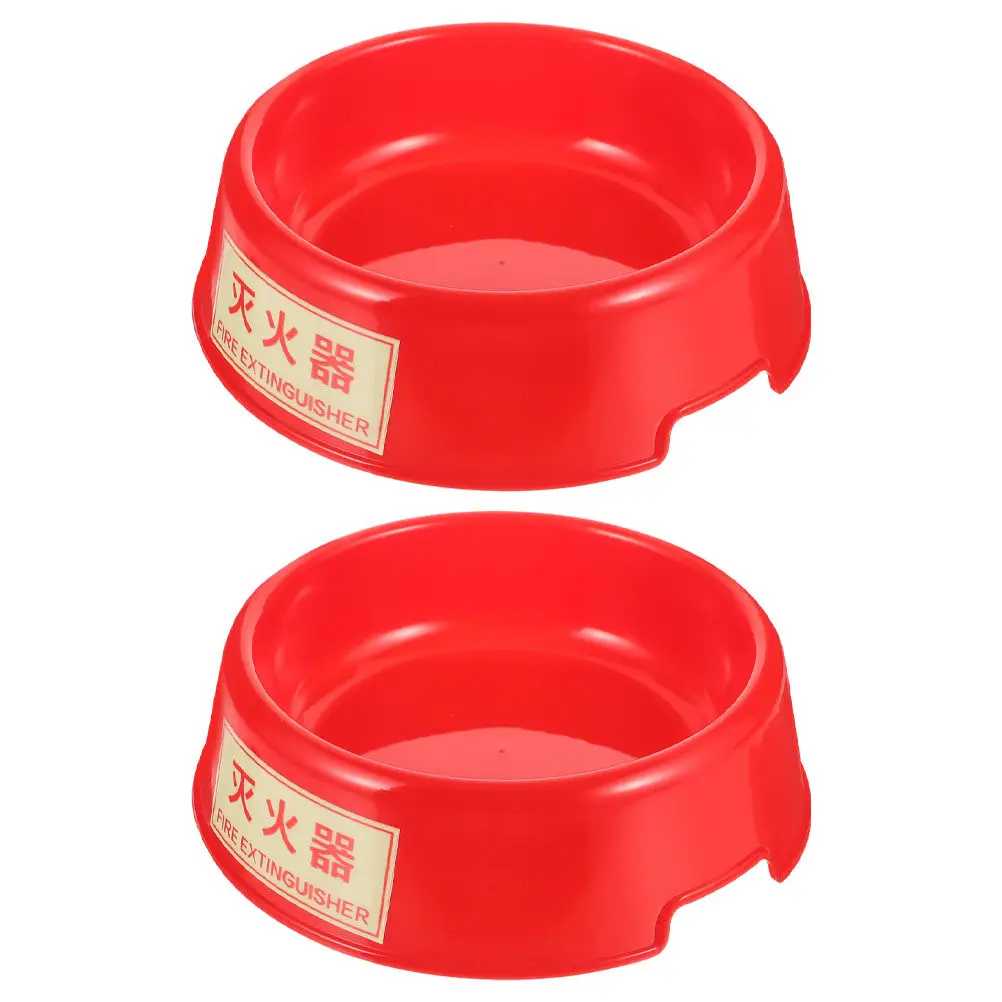 

2Pcs Night Extinguisher Brackets Stable Fluorescent Base for Emergency Fire Safety Support Holder Extinguisher Holder