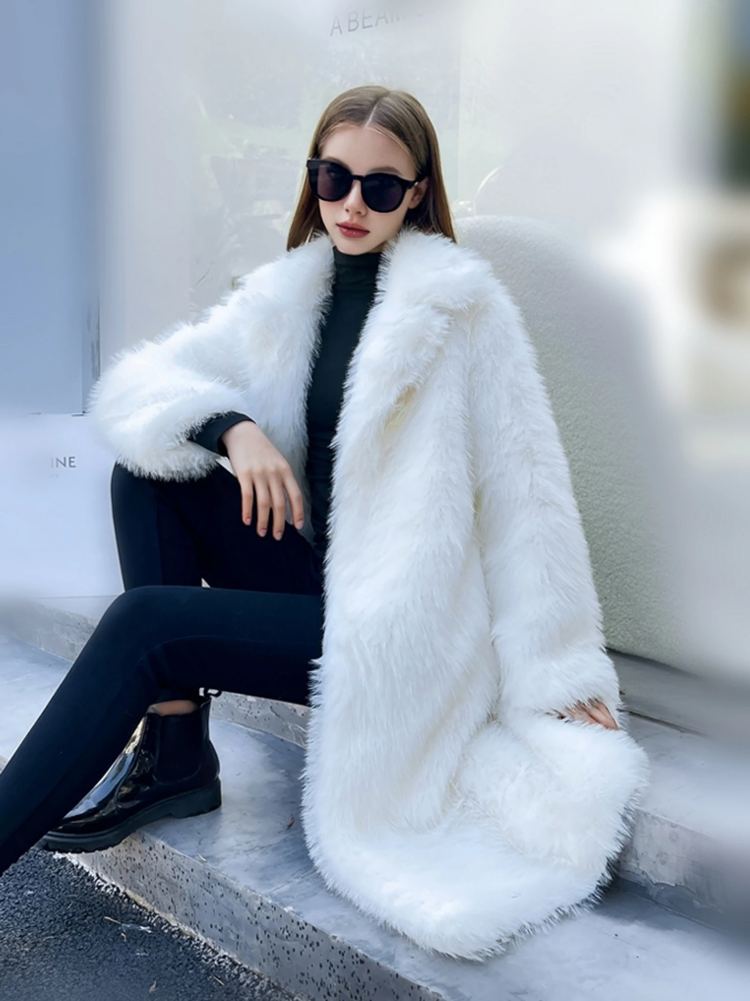 Куртка оверсайз для женщин, новинка 2024, осенне-зимняя теплая плюшевая уличная одежда, свободная женская верхняя одежда, пальто Roupas Feminina