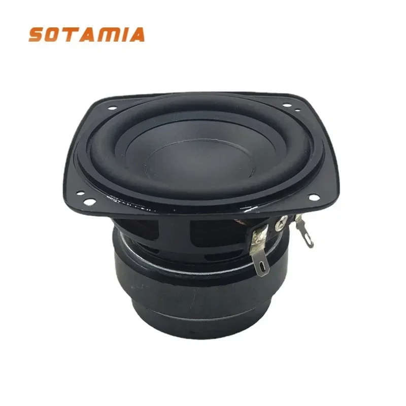 SOTAMIA 1 шт. 3-дюймовый HIFI сабвуфер-Колонка 4 Ом 25 Вт HIFI-динамик водонепроницаемый длинный динамик домашняя аудиосистема «сделай сам»