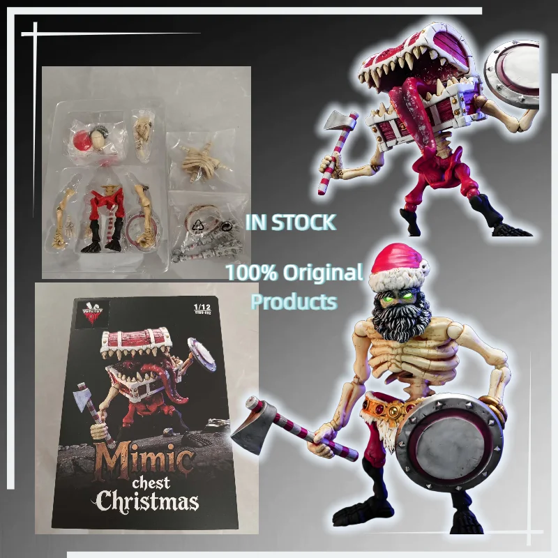 

В НАЛИЧИИ: Коллекционная кукла Yugut Model Doll 1/12 Skeleton Dungeon, набор с рождественской шкатулкой с сокровищами, лимитированная серия, реалистичная кукла.
