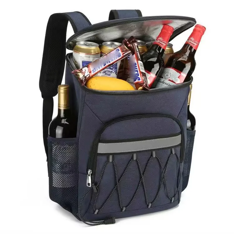 Outdoor Thermal Cooler Backpack Bags Insulated Leakproof Lunch Bag Camping Drink Refrigerator Picnic Food Fresh Keeping