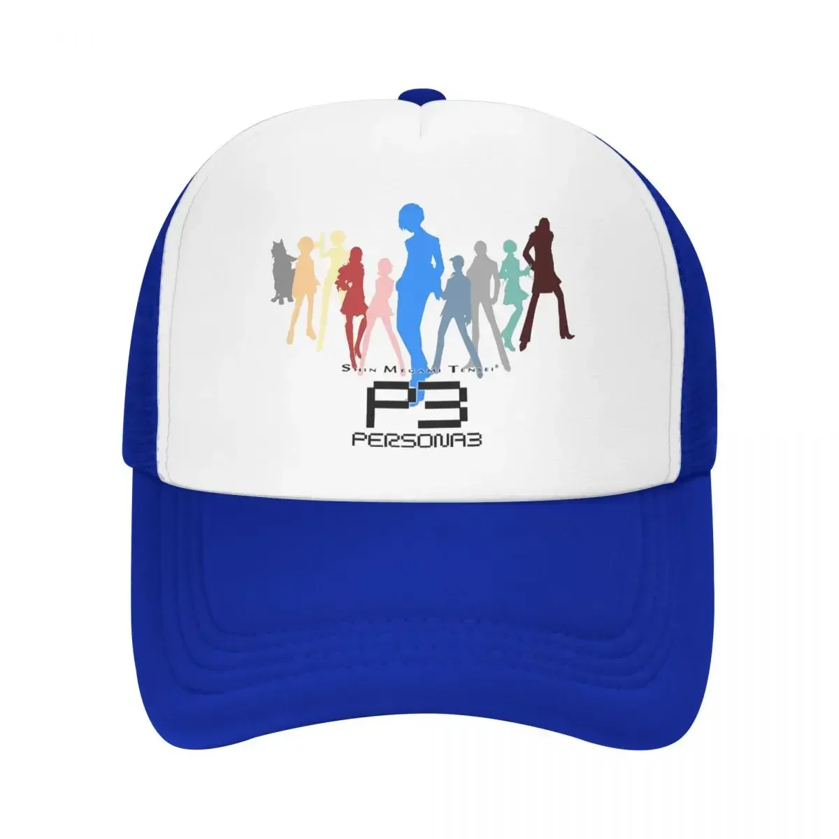 Persona 3 Silhouette Of SEES Trucker Caps Adult Outdoor Sun Caps Fishing Hat Adjustable Snapback Caps Mesh Baseball Cap Summer