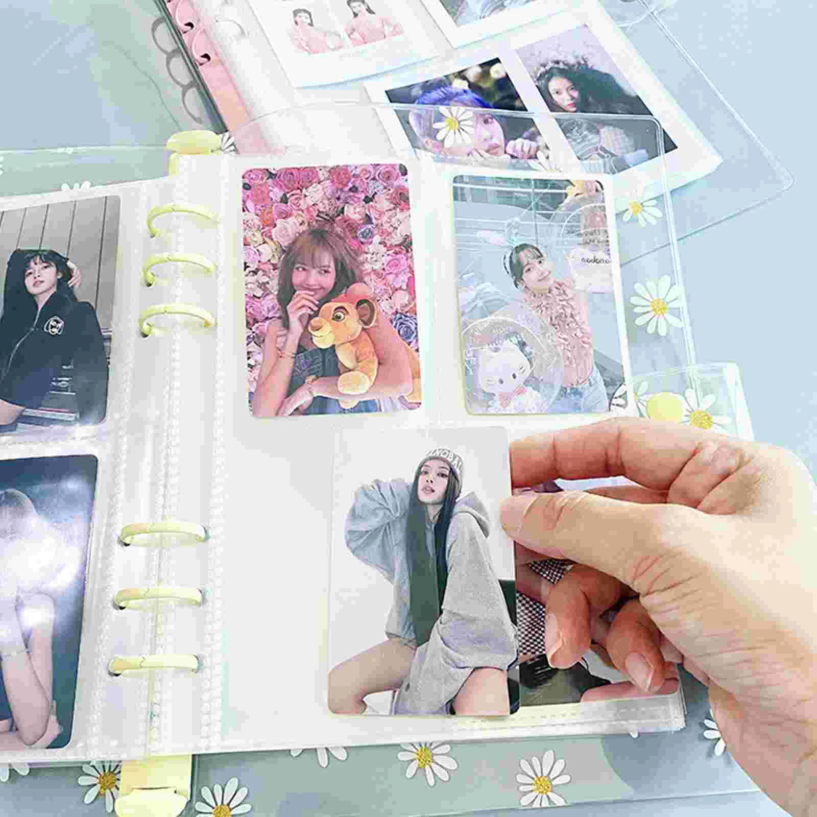 50 Pcs Scrapbook Album Refills 1 Pocket Page Protector Clear Picture Photo Accessory Binders Pages 12x12 Protectors