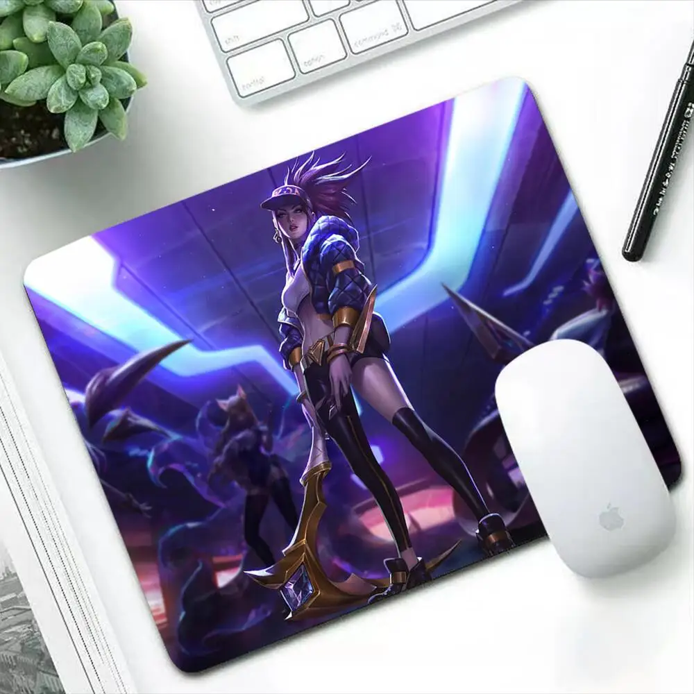 

Video Game LoL 18x22 Small Mouse Pad Gaming Accessories PC Laptop Gamer Mousepad Anime Antislip Table Keyboard Desk Mat Carpet