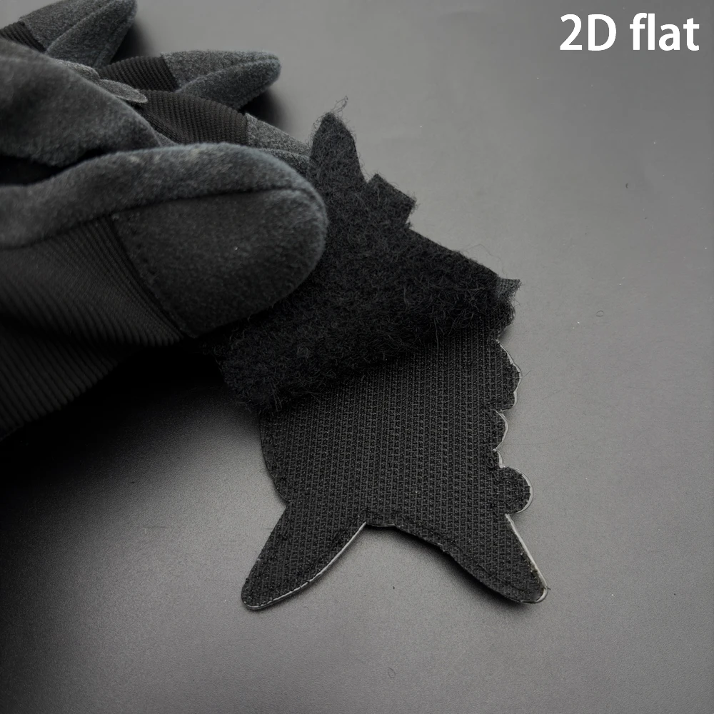 Specifications Available: 1Pc/2Pcs/3Pcs. Irregular Cross-Shaped Tool Helmet Luminous Rubber Velcro Patch with Matching Black Edge Layered Soft Rubber, Suitable for Tactical Jackets, Cycling Bags, Baseball Caps, and Various Clothing Accessories view 6