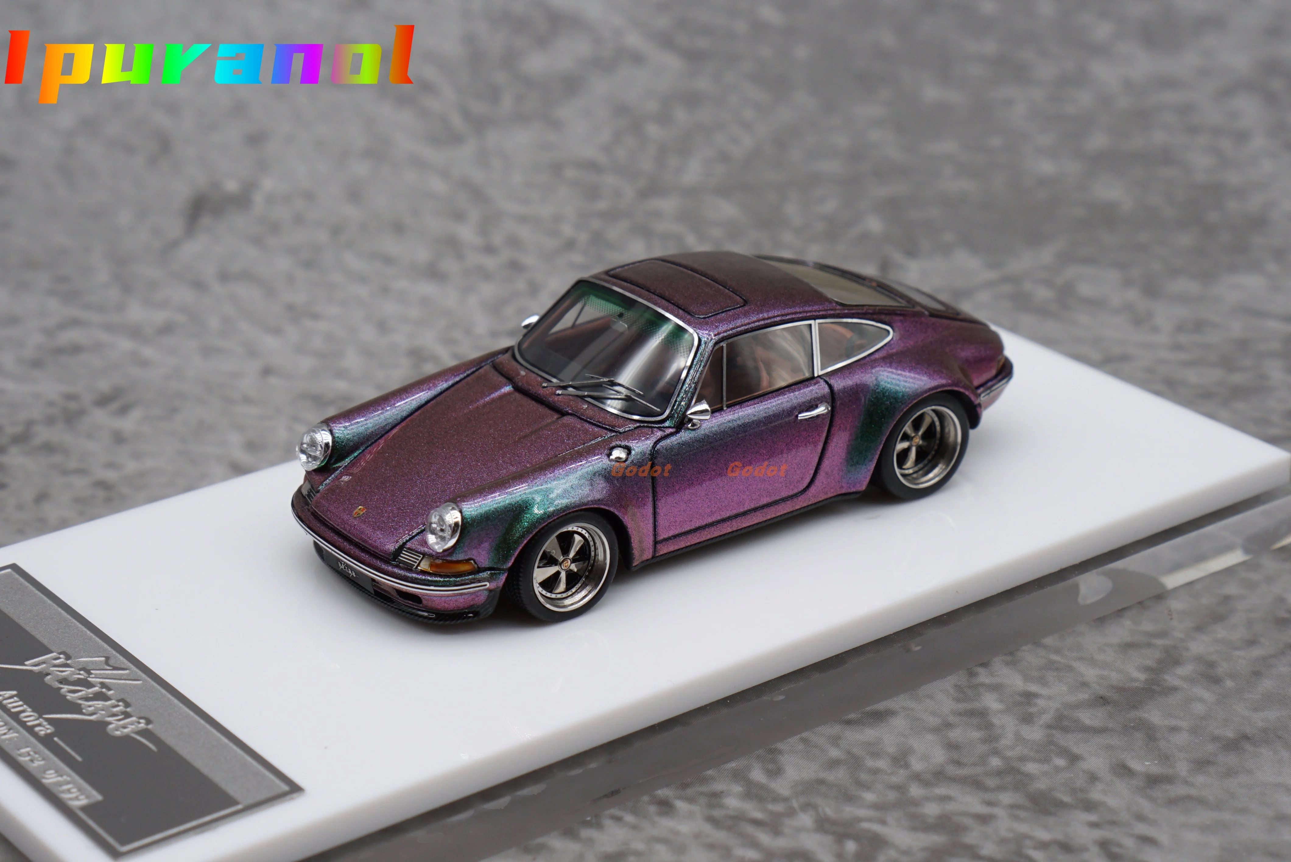 1:64 Resin model car Porsche Classic 911 limited edition high-end display gift