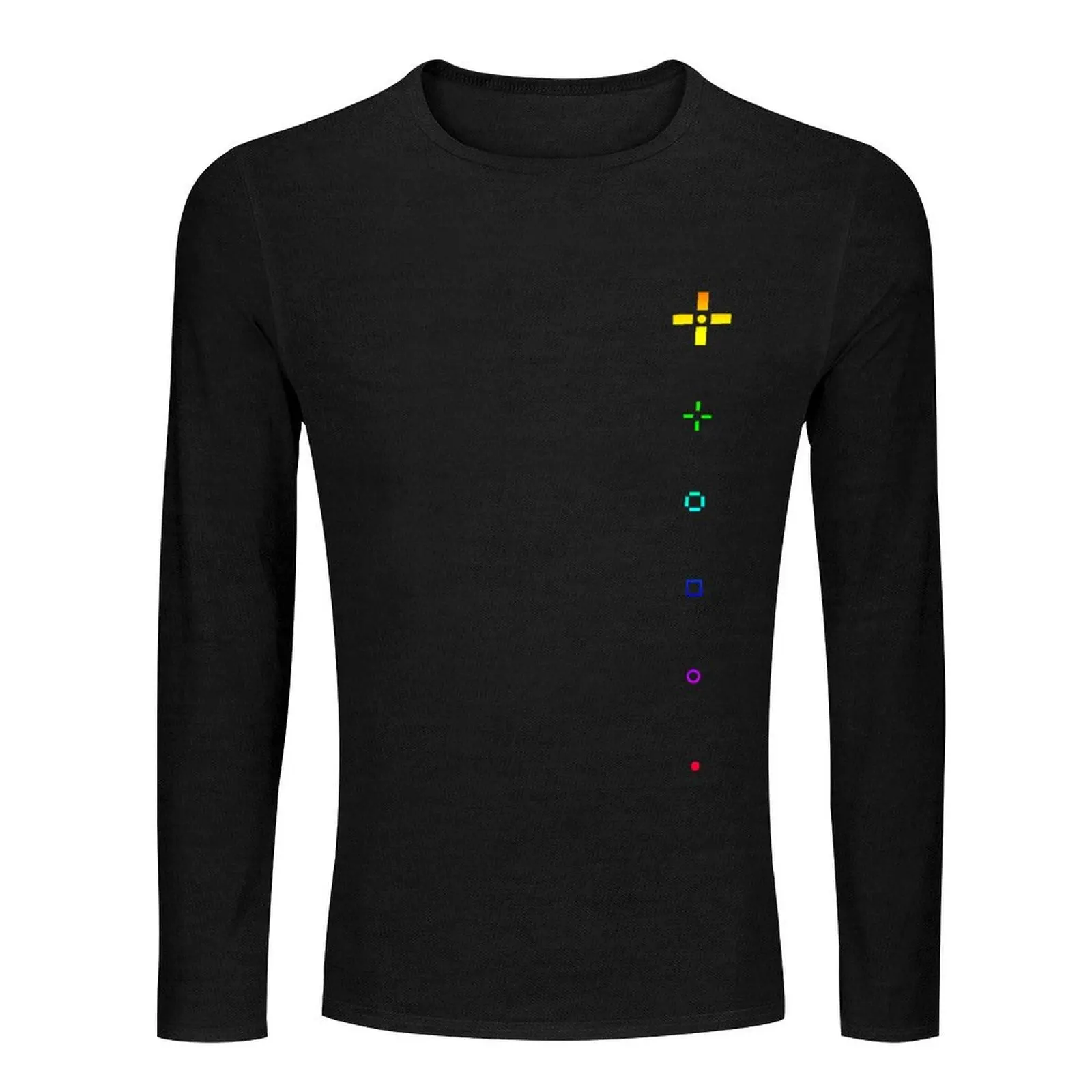 Colorful Crosshairs Long T-Shirt cute clothes sports fan t-shirts hippie clothes fruit of the loom mens t shirts