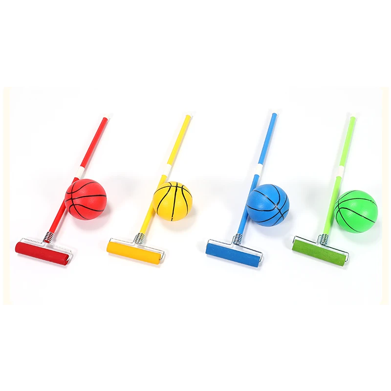 Funny Outdoor Games Rolling Chase Ball Race Kids Sensory Toys Parent Children Team Building Toy Hockey Train Kindergarten Sports