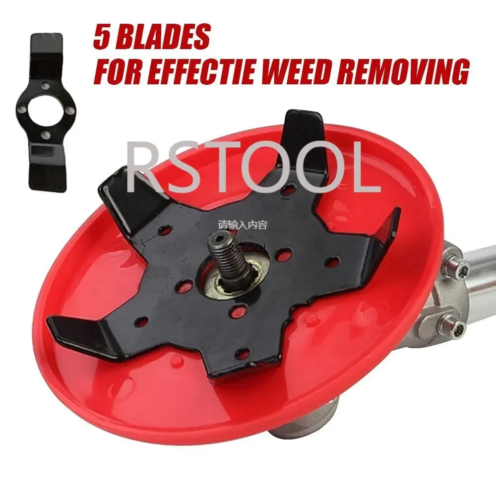 Universal Multi-functional Trimmer Head for Lawn Mower Garden Tool Parts Brush Weed Cutter Blades Steel Hedge Grass Trimmer Head