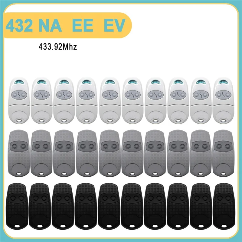 Abridor de puerta de garaje FULL-10PCS remoto 433,92 Mhz copia Control remoto abridor de controlador de puerta