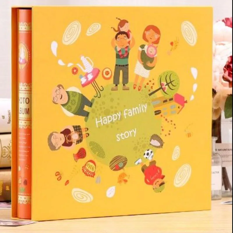 Children's Cartoon Photo Album, Boxed Family Photo Album, Large Capacity, Birthday Commemorative Book, 5 Inch, 800 Photos
