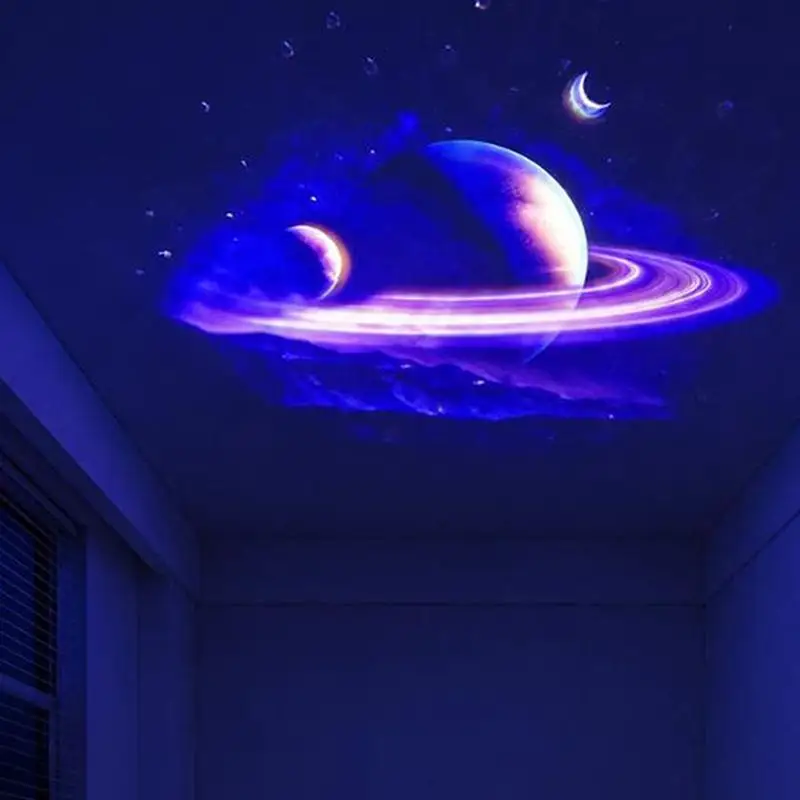 Star Projector Night Lamp 4/5/6Pcs 360 Rotating Dimmable Starry Sky Light for Kids Bedroom