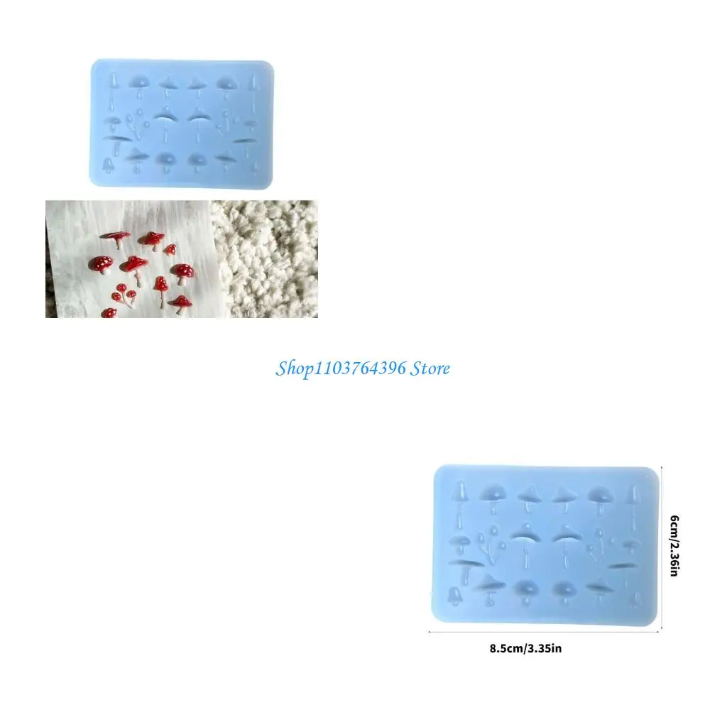 

Silicone Mushroom Theme Jewelry Mold for Realistic Detailing Art Projects