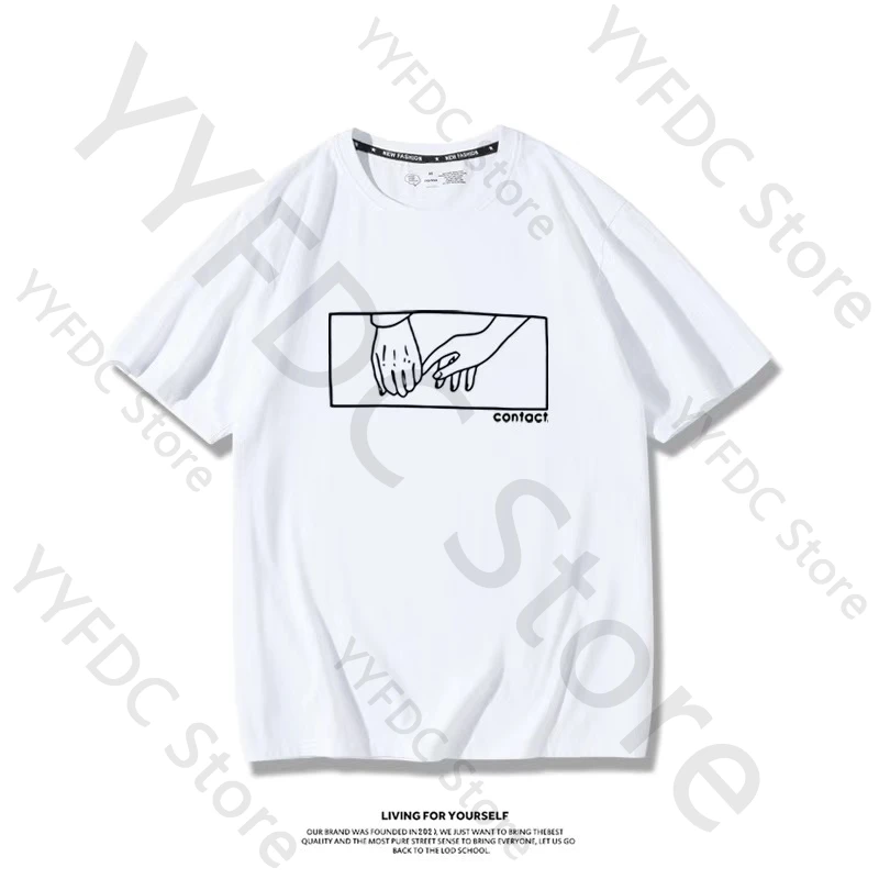 Yoasobi T Shirt From THE FIRST TAKE Fashion Cartoon Letter Print T-shirt Harajuku Men Women Summer Cotton Short Sleeve Tee Tops