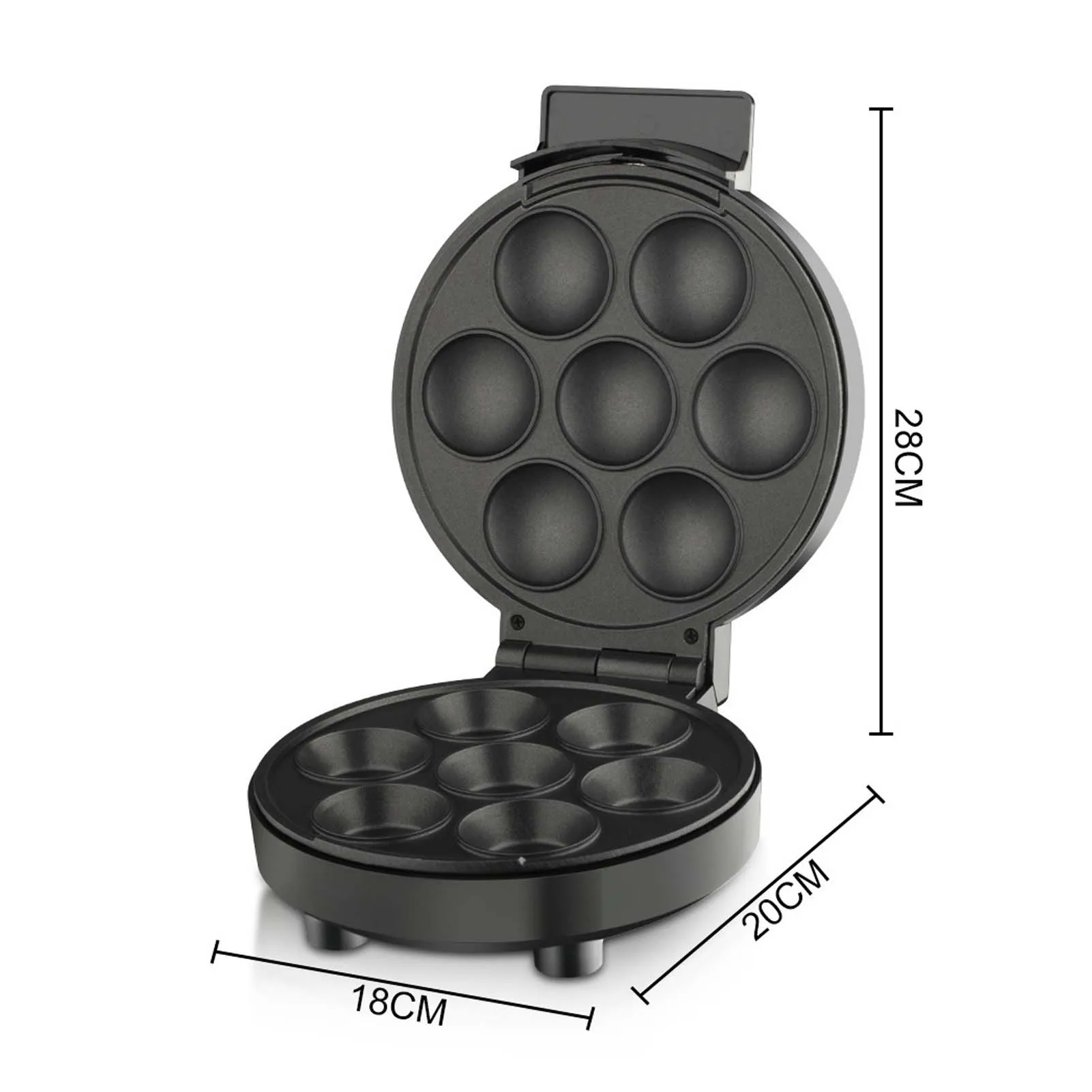 Двусторонняя машина для изготовления кексов 7, безопасная машина для изготовления кексов для булочек с корицей, пончиков